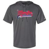 Menifee Landsharks Fastpitch Badger B-Core Hooded T-Shirt