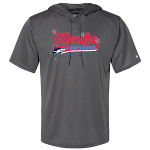 Menifee Landsharks Fastpitch Badger B-Core Hooded T-Shirt