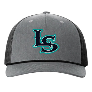 Lady Sharks Fastpitch Richardson 112FPR Five Panel Trucker with Rope Snapback Hat