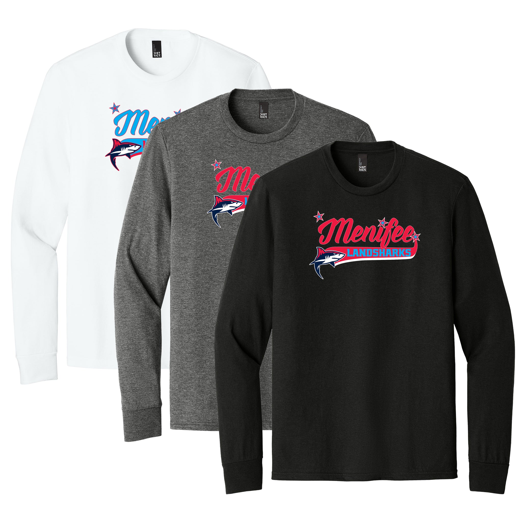 Menifee Landsharks Fastpitch Perfect Tri ® Long Sleeve Tee