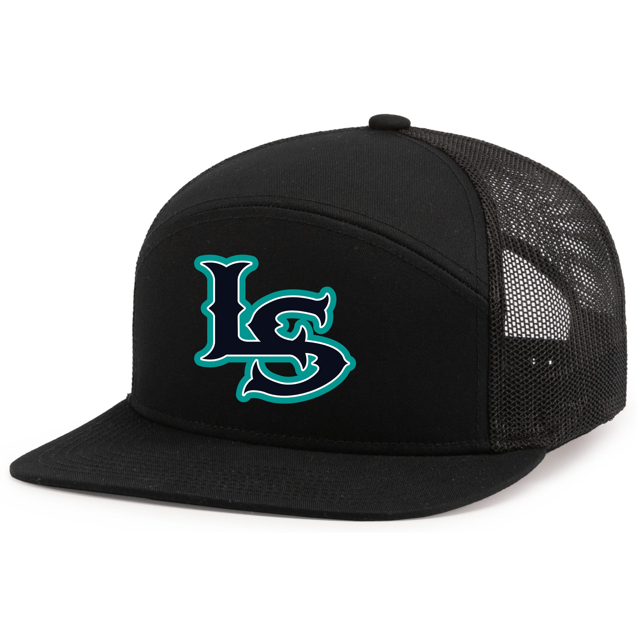 Lady Sharks Fastpitch Pacific Headwear 6-Panel Trucker Snapback Hat