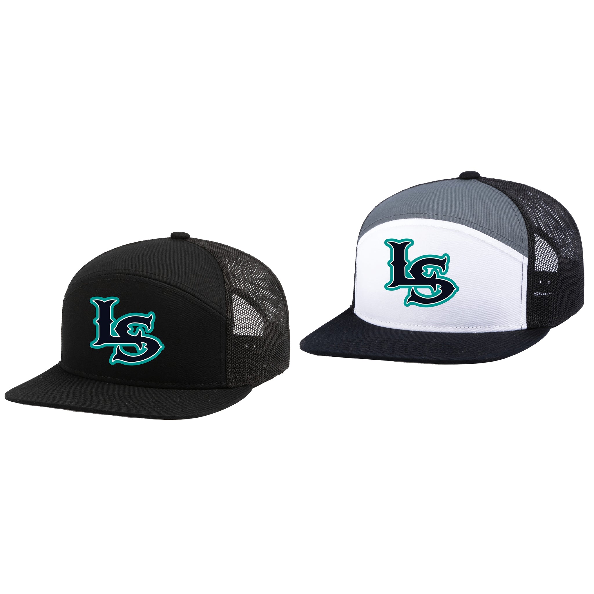 Lady Sharks Fastpitch Pacific Headwear 6-Panel Trucker Snapback Hat