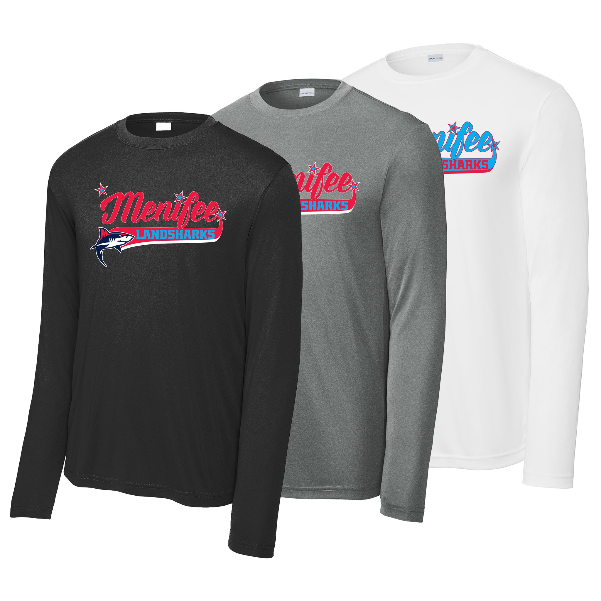 Menifee Landsharks Fastpitch Sport-Tek® Long Sleeve PosiCharge® Competitor™ Tee