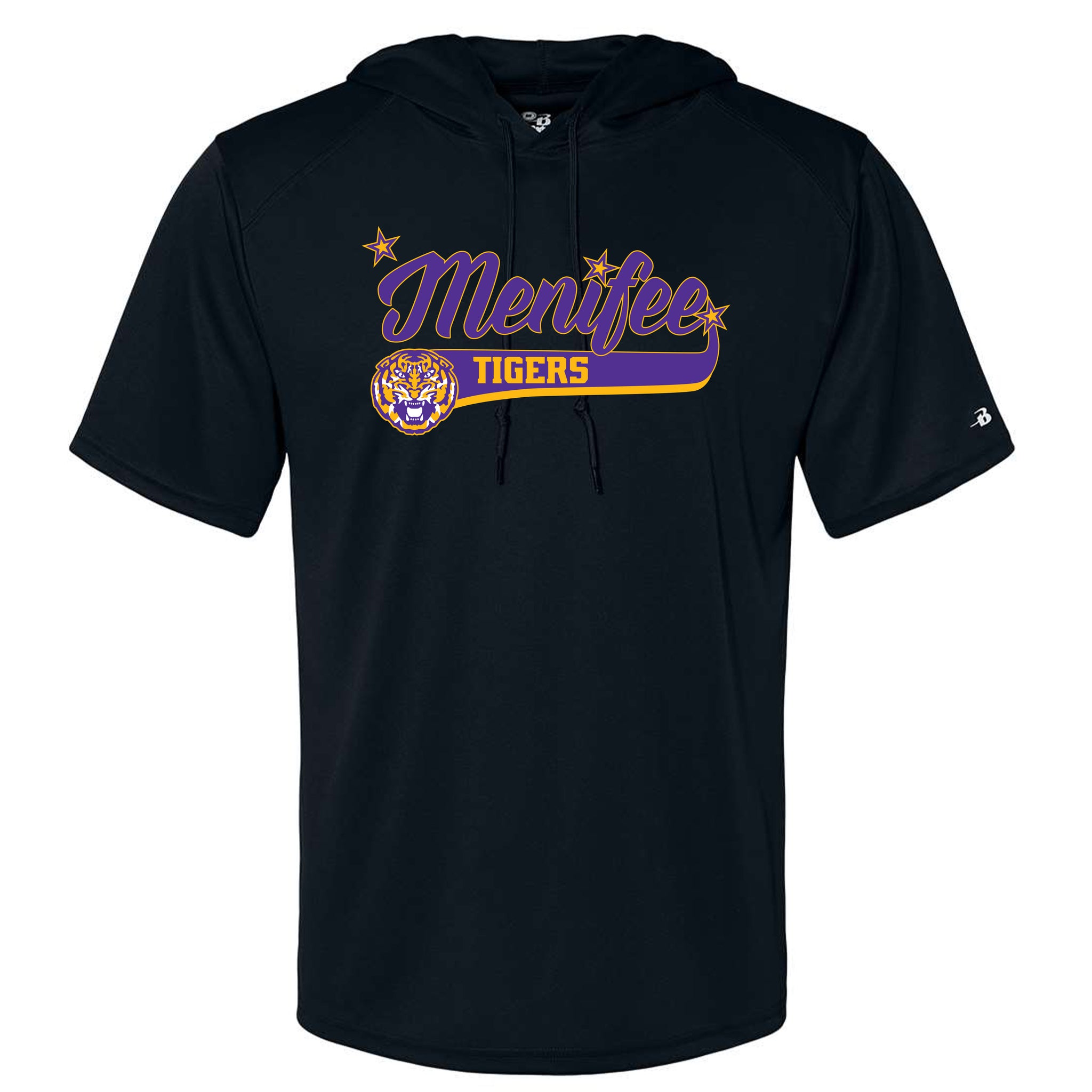Menifee Tigers Fastpitch Badger B-Core Hooded T-Shirt