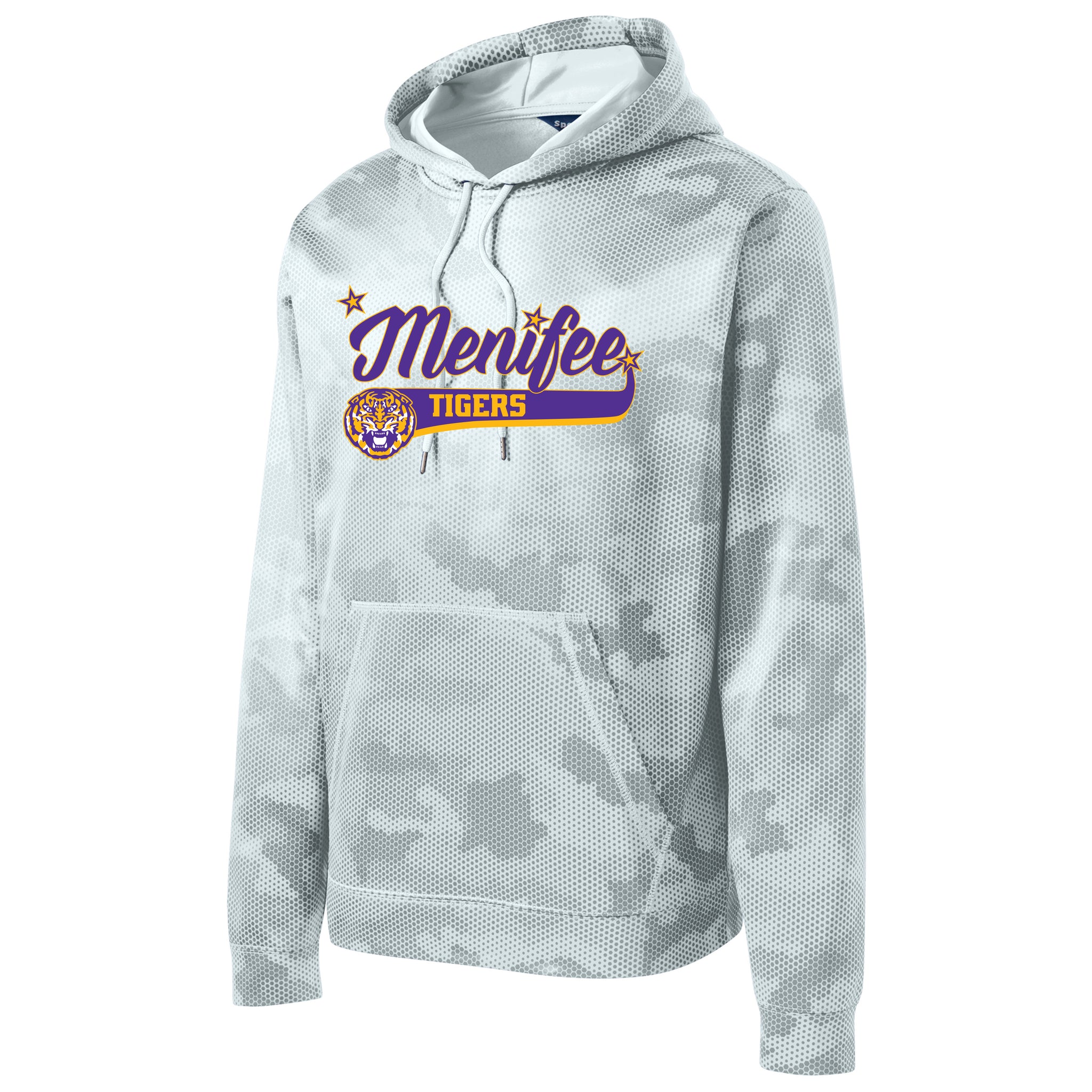 Menifee Tigers Fastpitch Sport-Tek® Sport-Wick® CamoHex Fleece Hooded Pullover