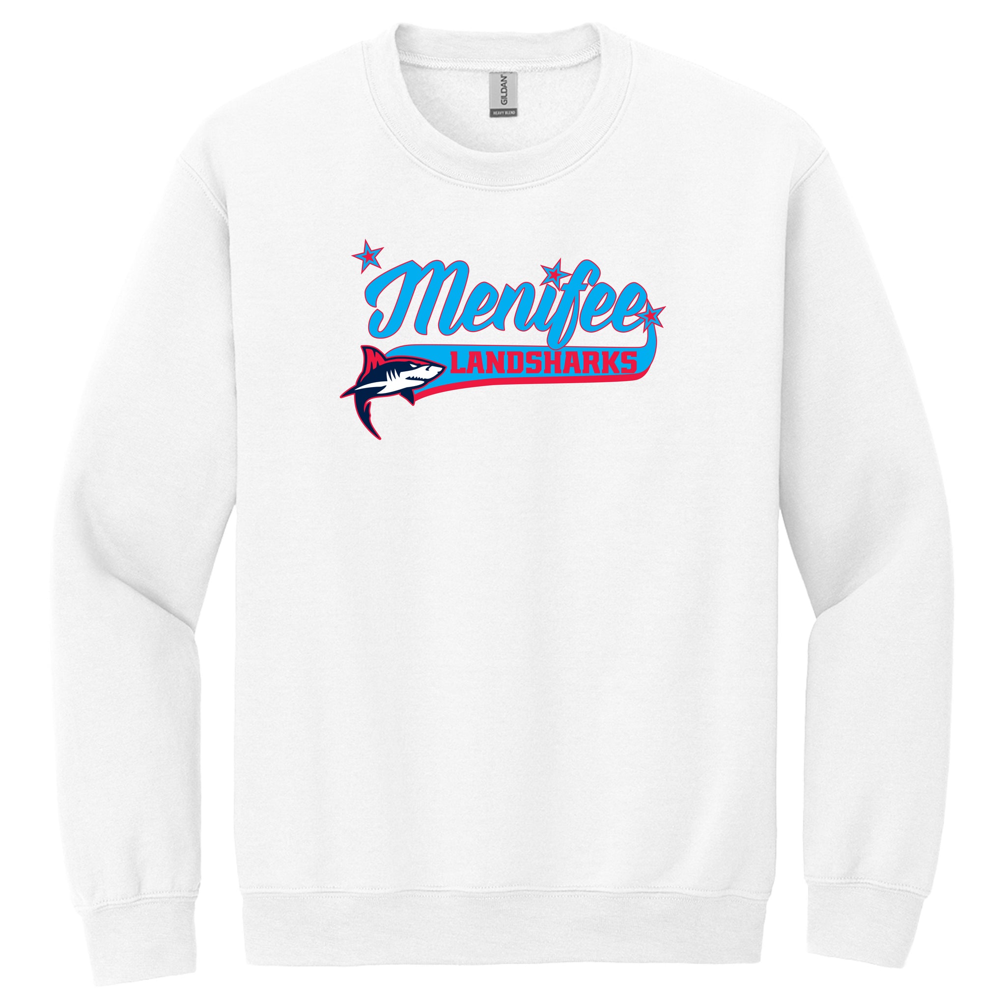 Menifee Landsharks Fastpitch Gildan® Heavy Blend™ Crewneck Sweatshirt