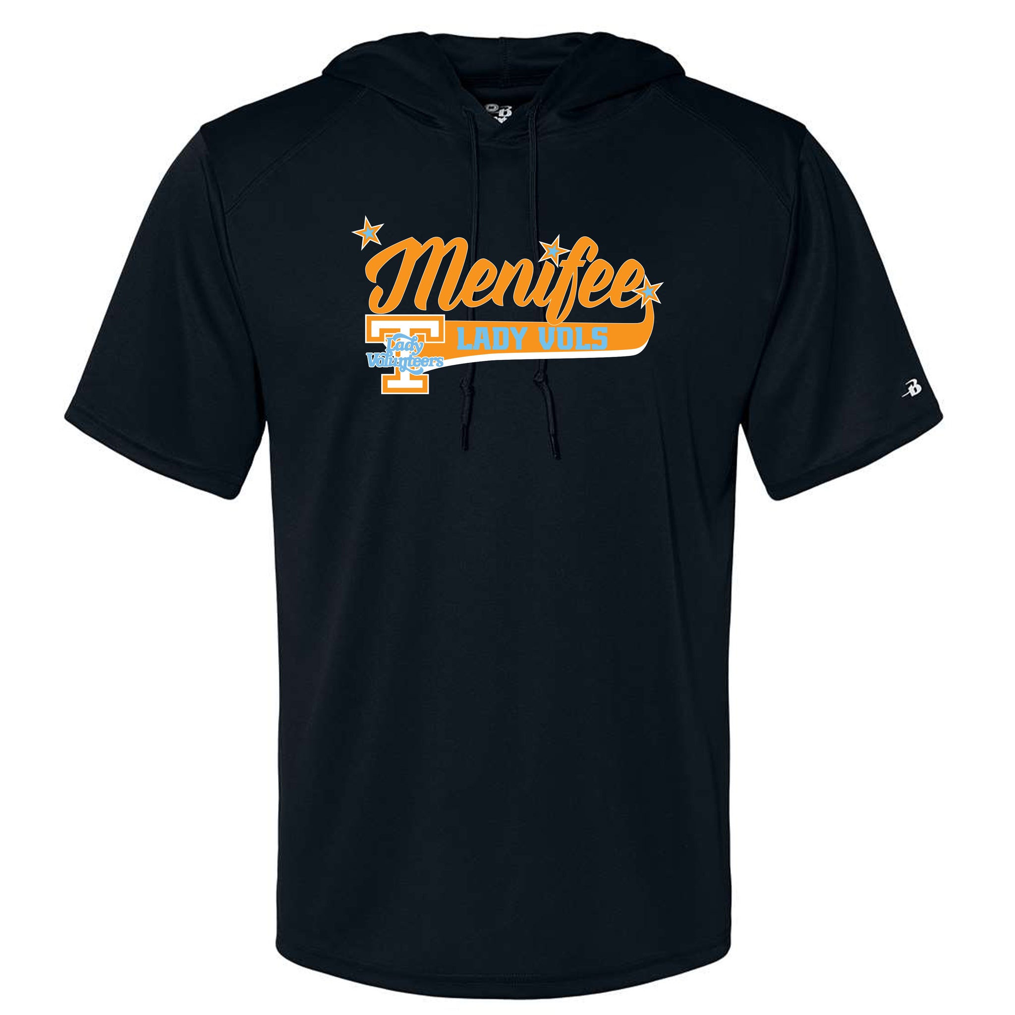 Menifee Lady Vols Fastpitch Badger B-Core Hooded T-Shirt