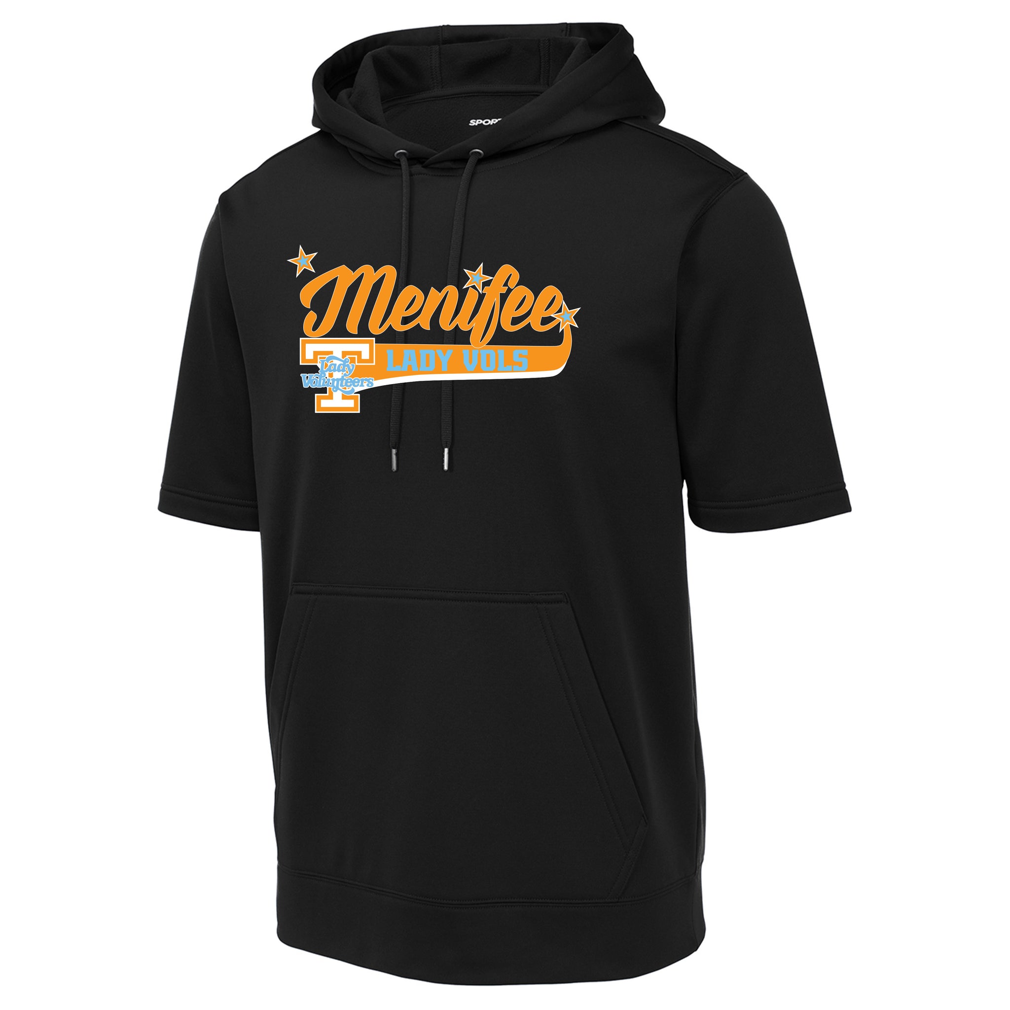 Menifee Lady Vols Fastpitch Sport-Tek ® Sport-Wick ® Fleece Short Sleeve Hooded Pullover