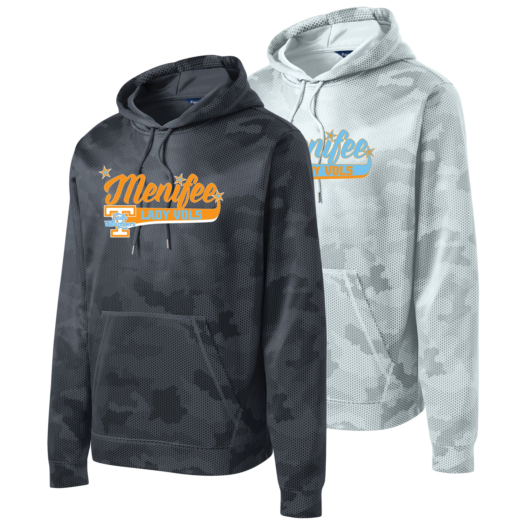 Menifee Lady Vols Fastpitch Sport-Tek® Sport-Wick® CamoHex Fleece Hooded Pullover