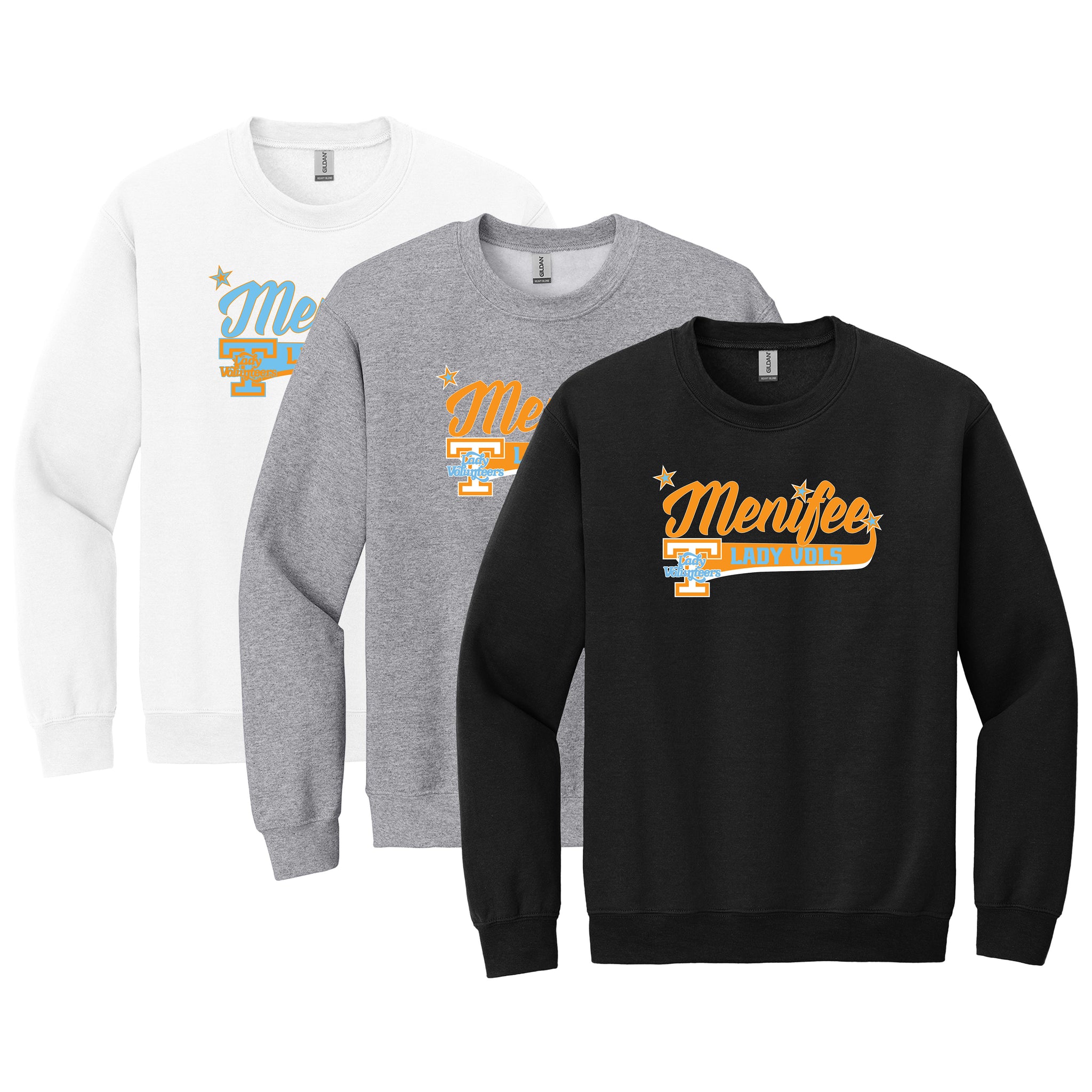 Menifee Lady Vols Fastpitch Gildan® Heavy Blend™ Crewneck Sweatshirt