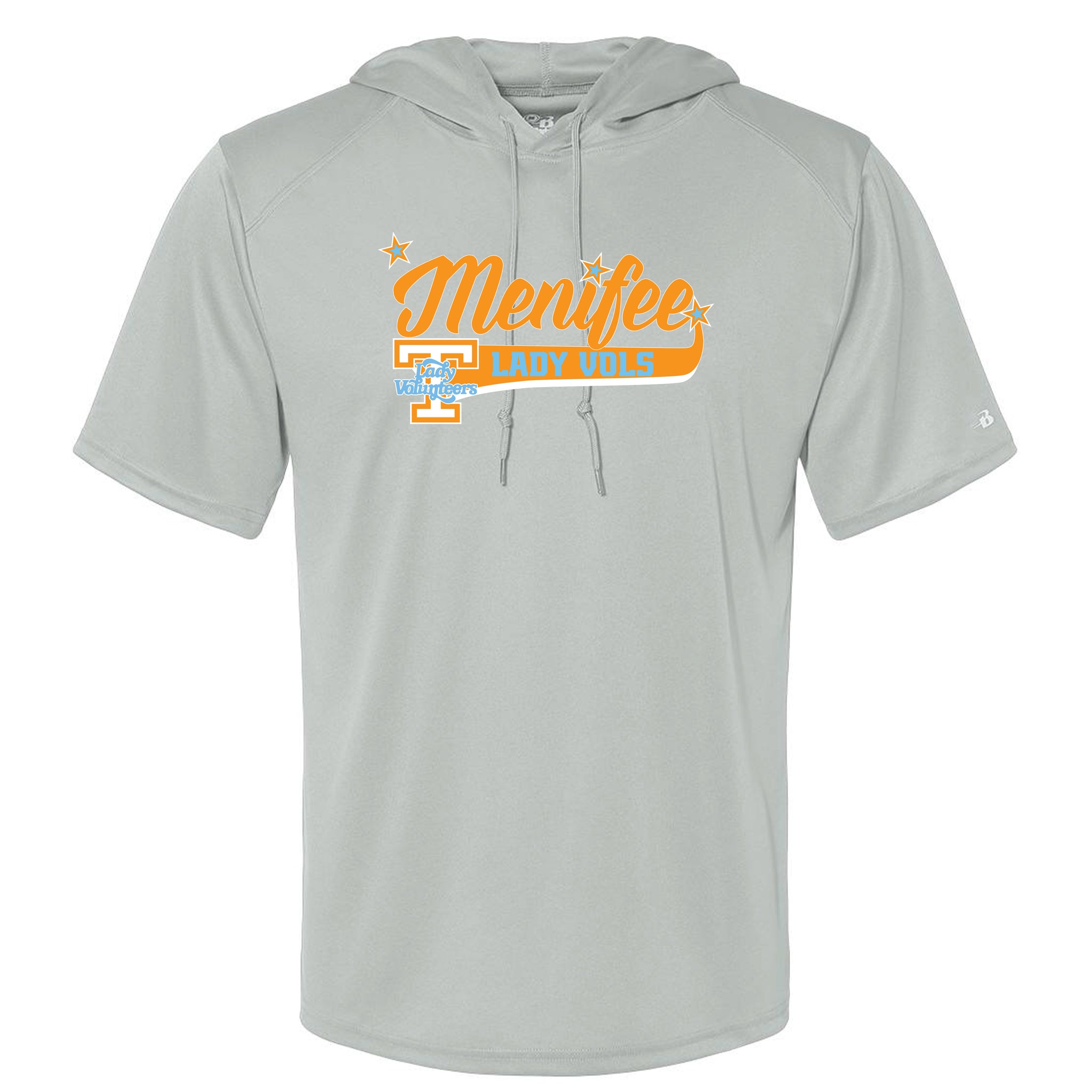Menifee Lady Vols Fastpitch Badger B-Core Hooded T-Shirt