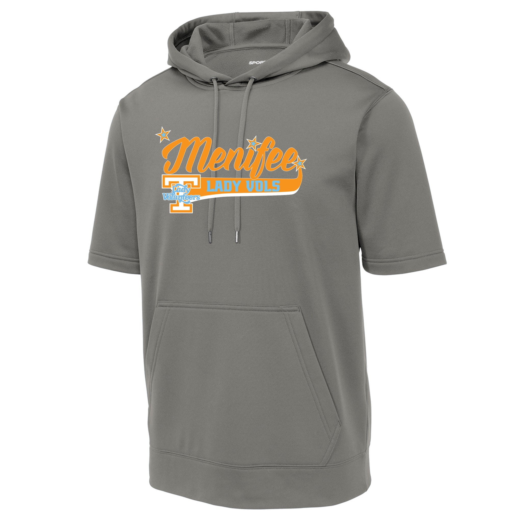 Menifee Lady Vols Fastpitch Sport-Tek ® Sport-Wick ® Fleece Short Sleeve Hooded Pullover