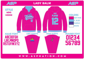 Lady Balm Mens/Boys Full Sublimation Hoodie