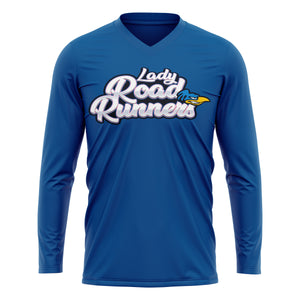 LADY ROAD RUNNERS 1.0 WOMENS V-NECK LONG SLEEVE