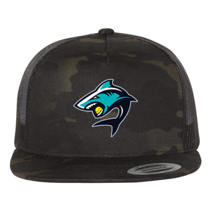 Lady Sharks Fastpitch YP Classics Five-Panel Classic Trucker Cap