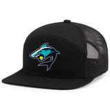 Lady Sharks Fastpitch Pacific Headwear 6-Panel Trucker Snapback Hat