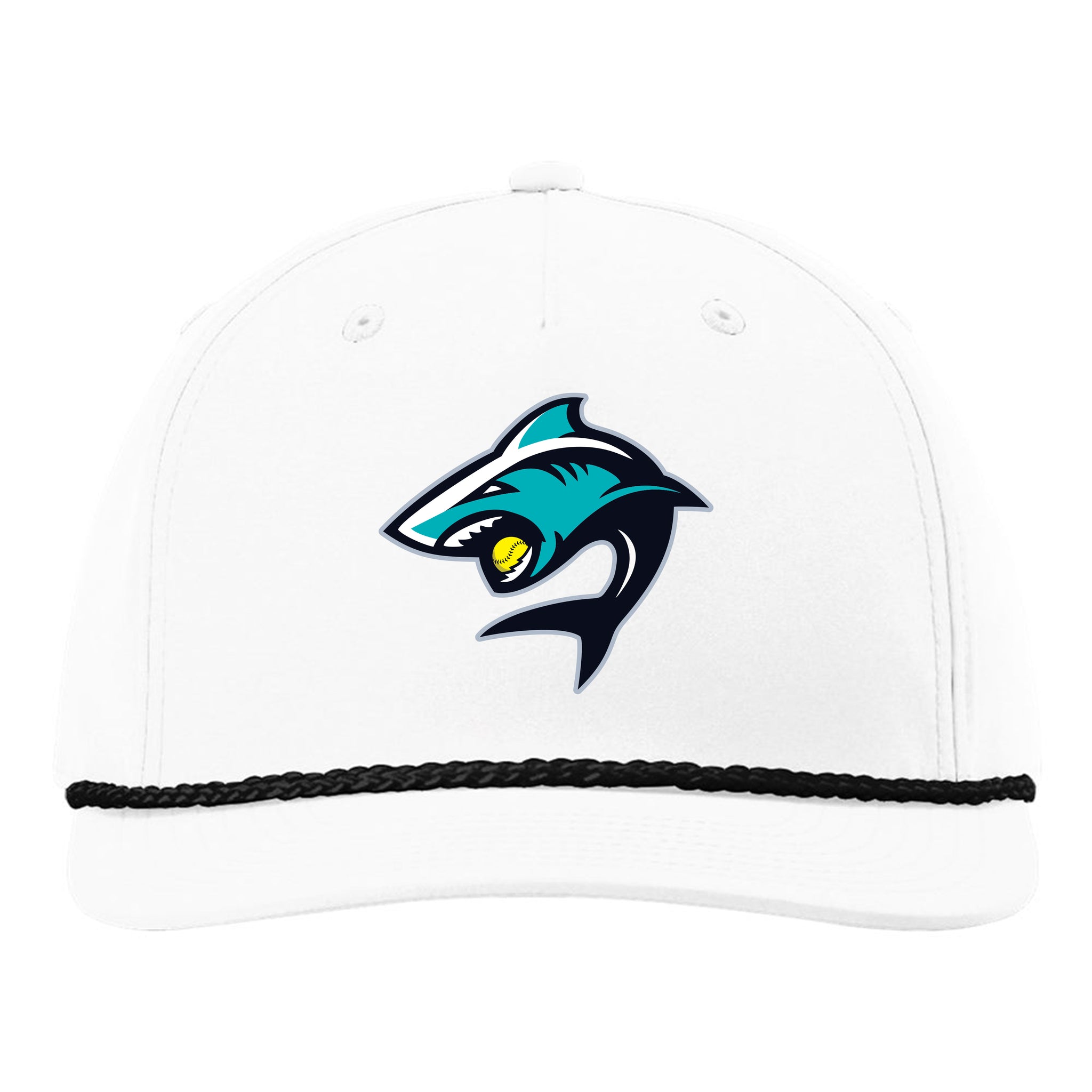 Lady Sharks Fastpitch Richardson 258 5 Panel Classic Rope Hat