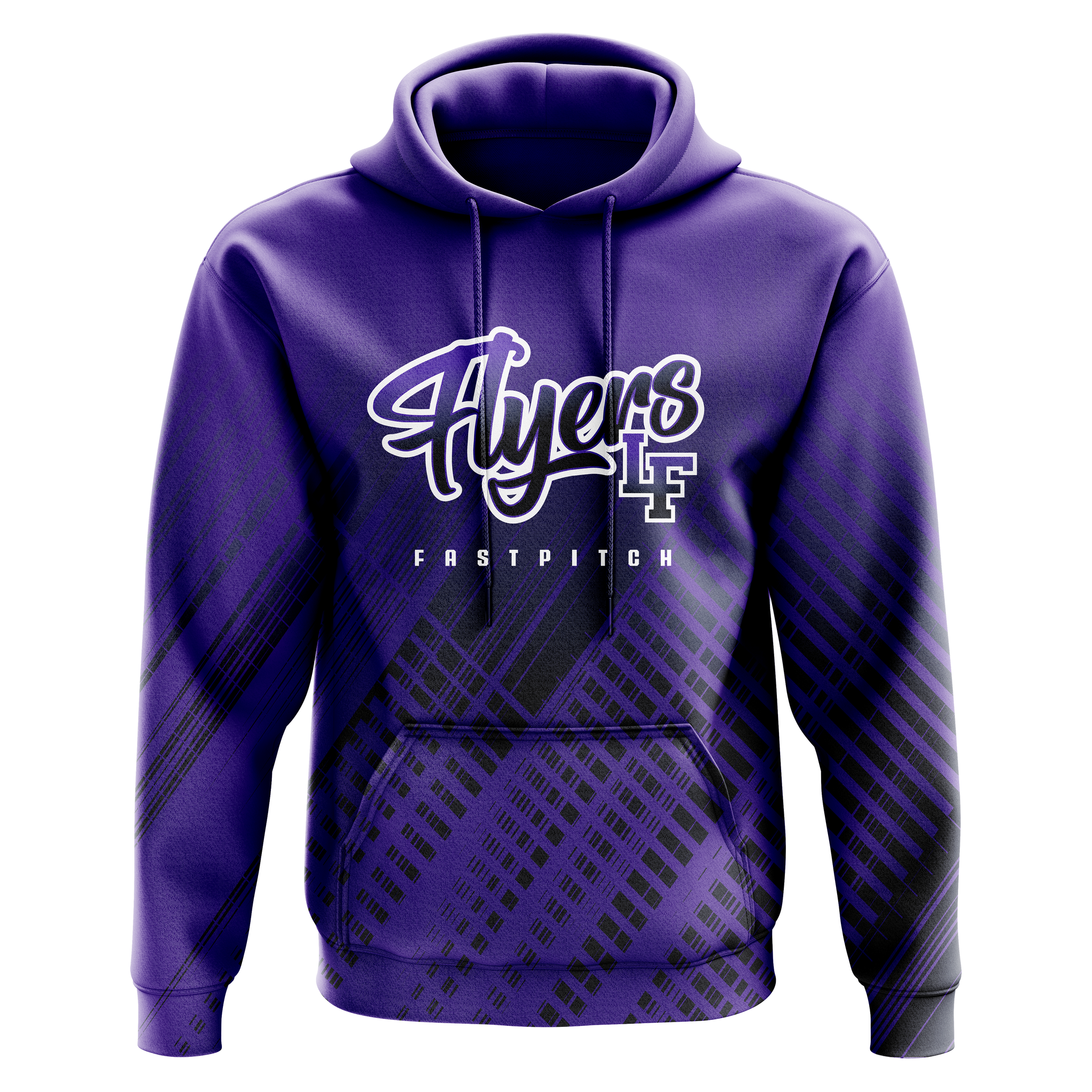 Little Flyers Fastpitchl Mens/Boys Full Sublimation Hoodie