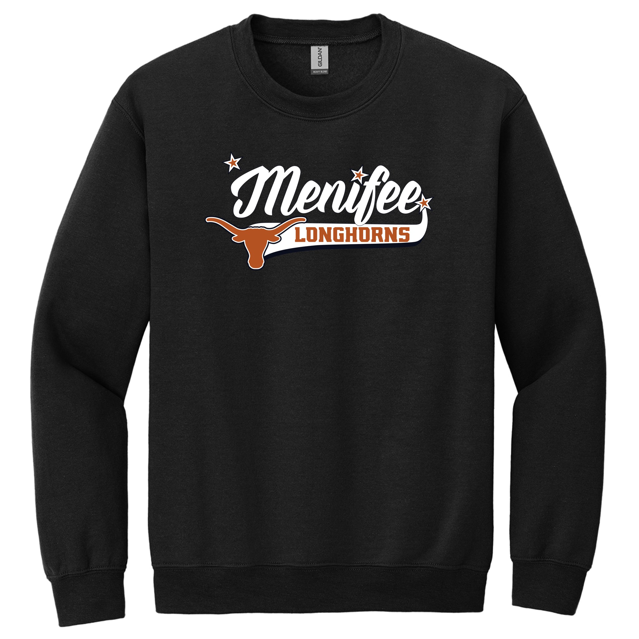 Menifee Longhorns Fastpitch Gildan® Heavy Blend™ Crewneck Sweatshirt