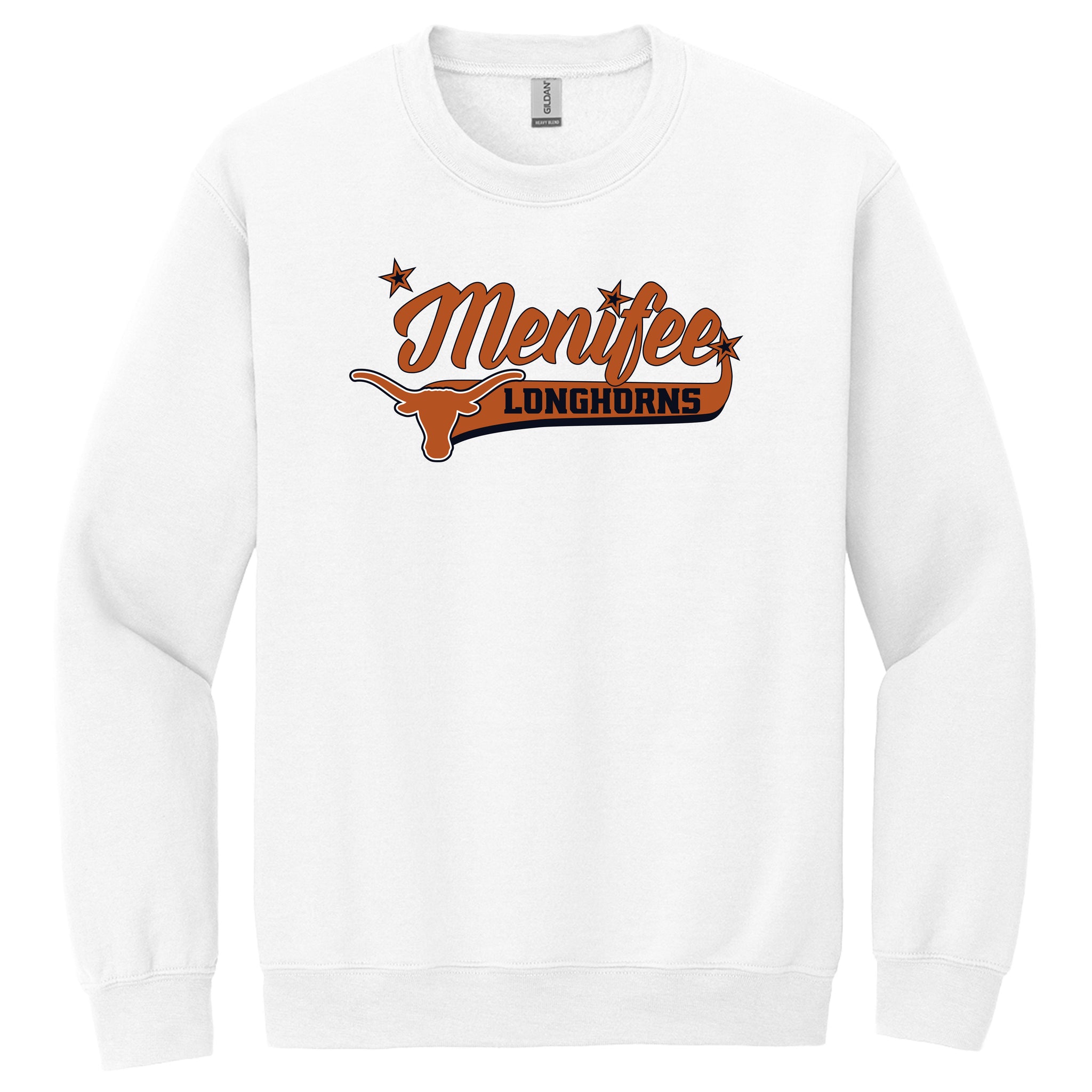 Menifee Longhorns Fastpitch Gildan® Heavy Blend™ Crewneck Sweatshirt