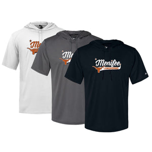 Menifee Longhorns Fastpitch Badger B-Core Hooded T-Shirt