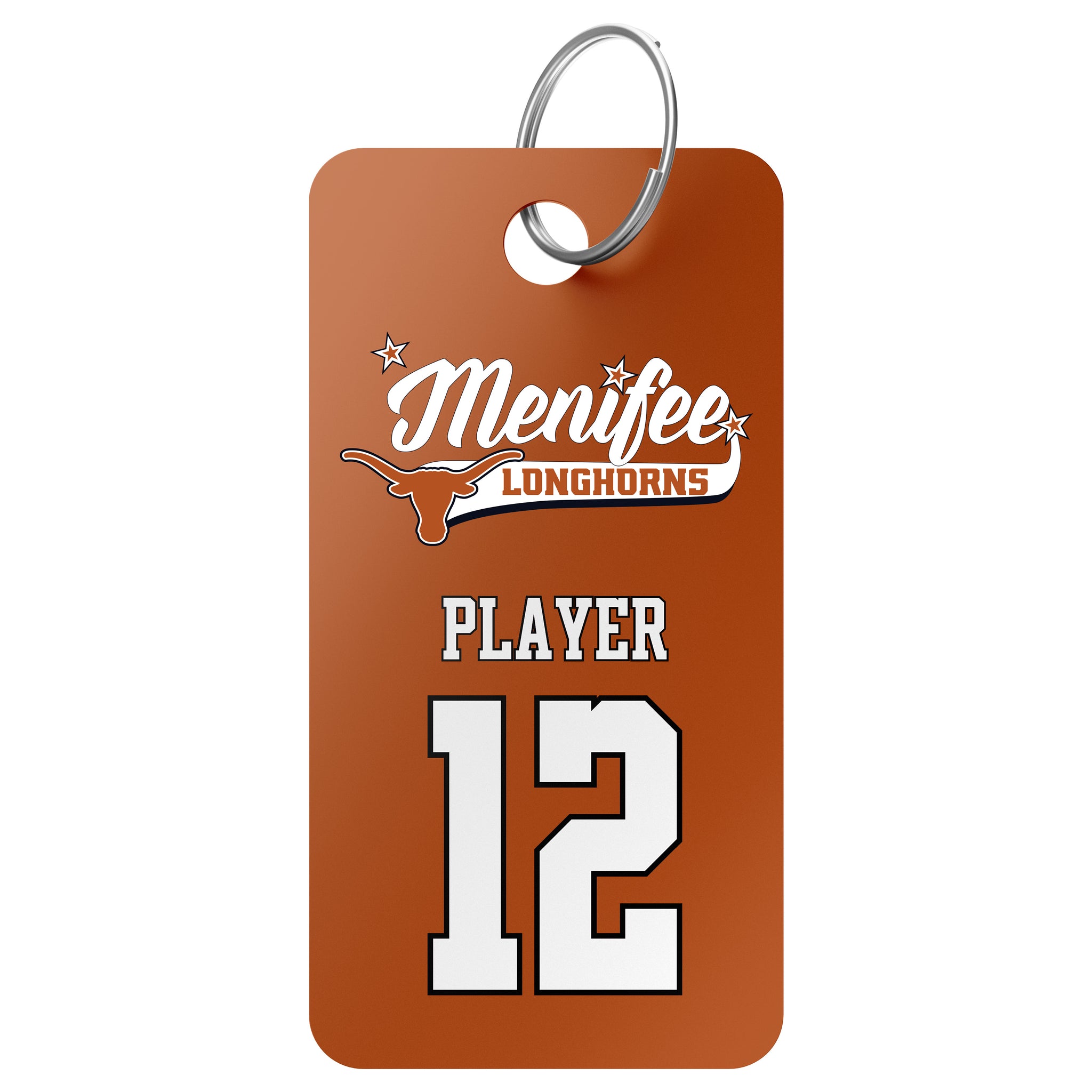 Menifee Longhorns Fastpitch Bag Tag