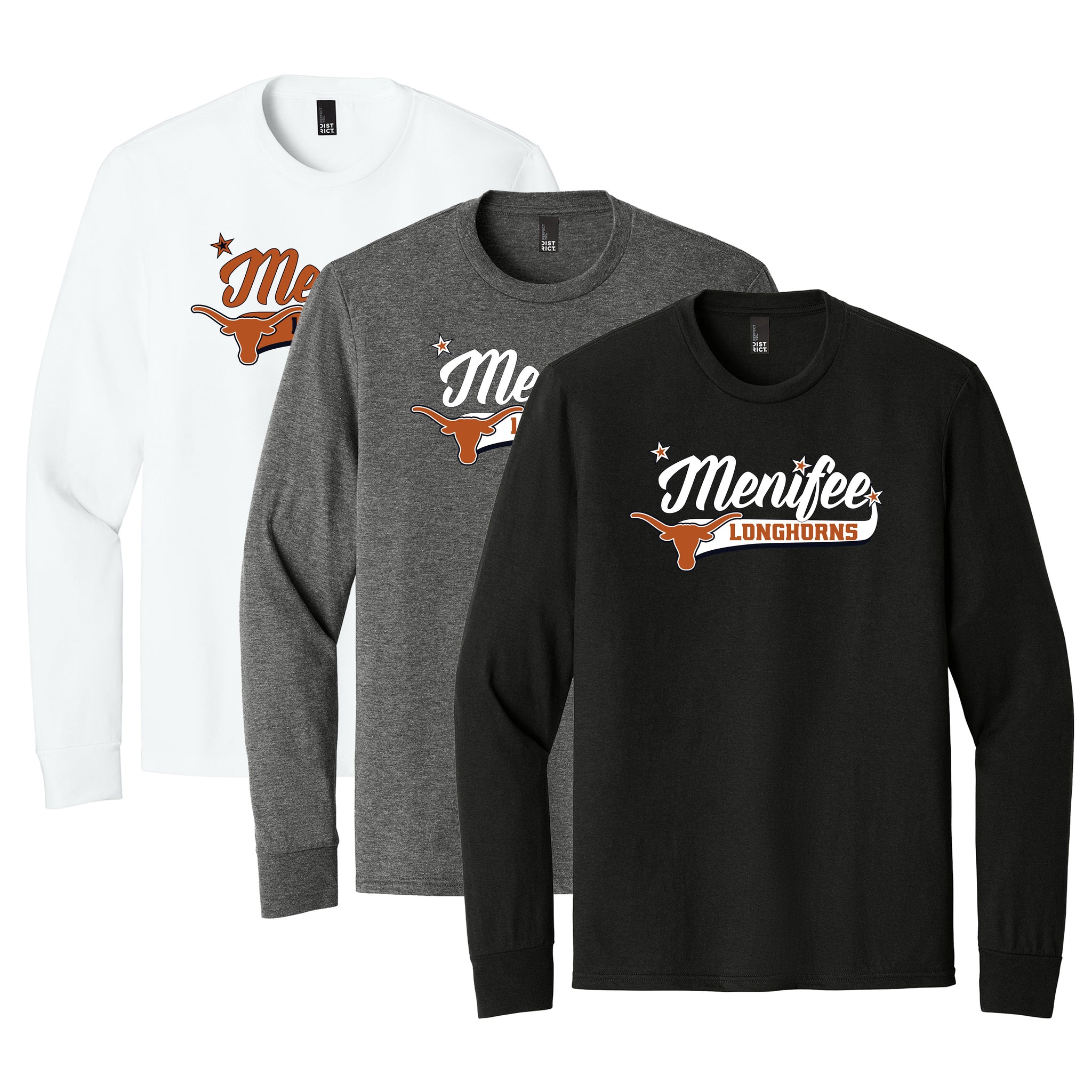 Menifee Longhorns Fastpitch Perfect Tri ® Long Sleeve Tee