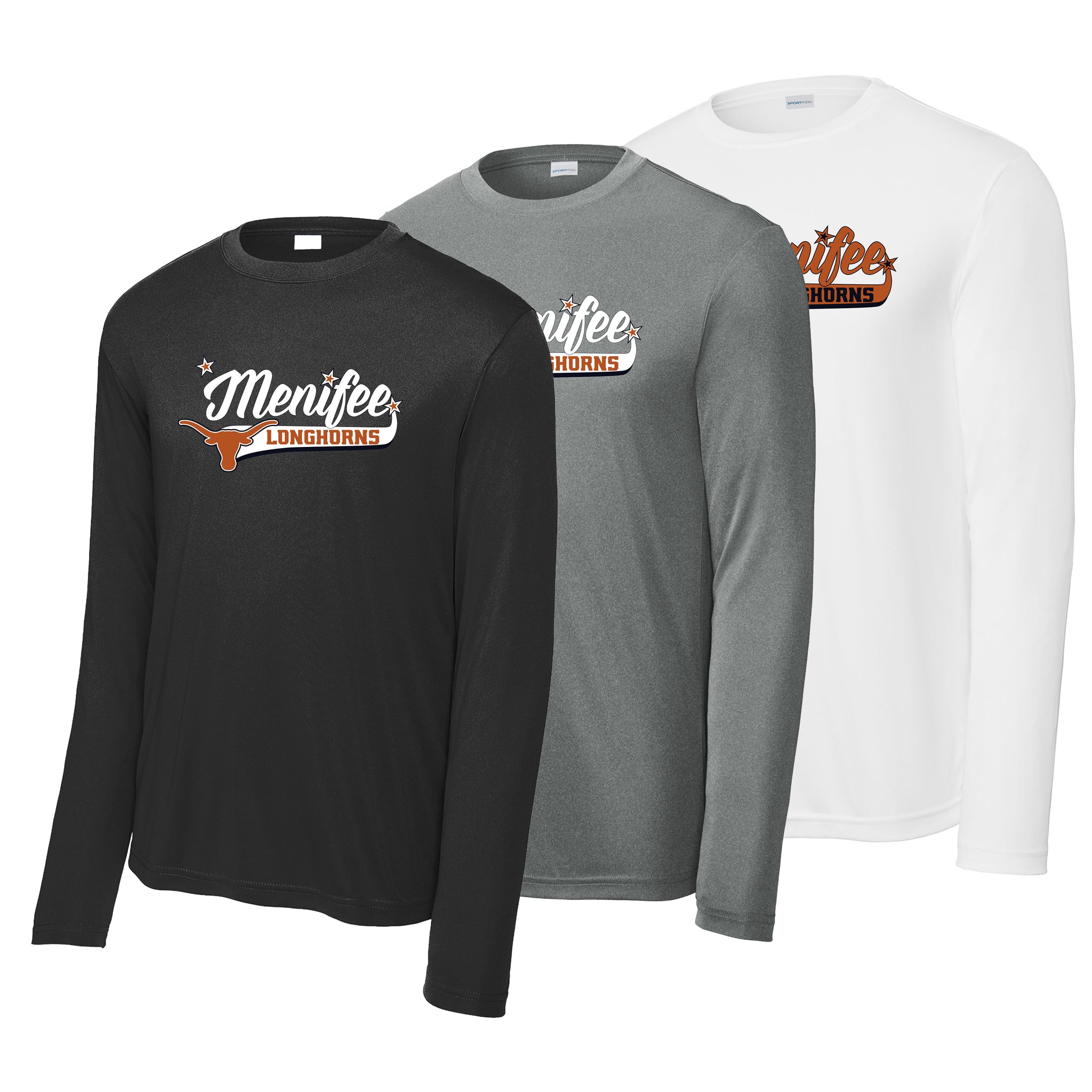 Menifee Longhorns Fastpitch Sport-Tek® Long Sleeve PosiCharge® Competitor™ Tee