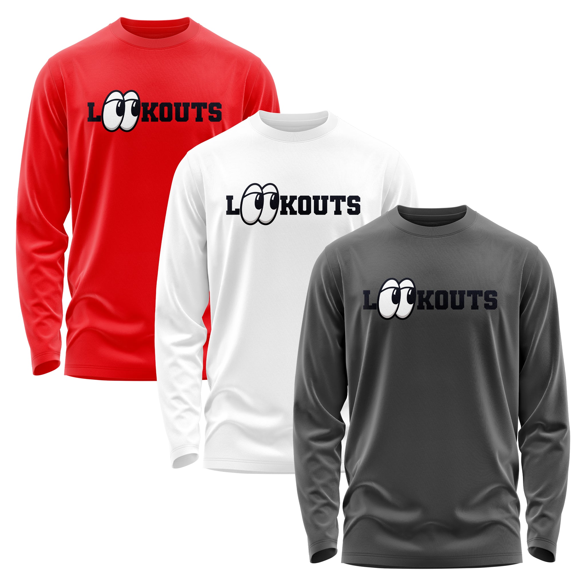 LOOKOUTS BASEBALL 50/50 BLEND LONG SLEEVE