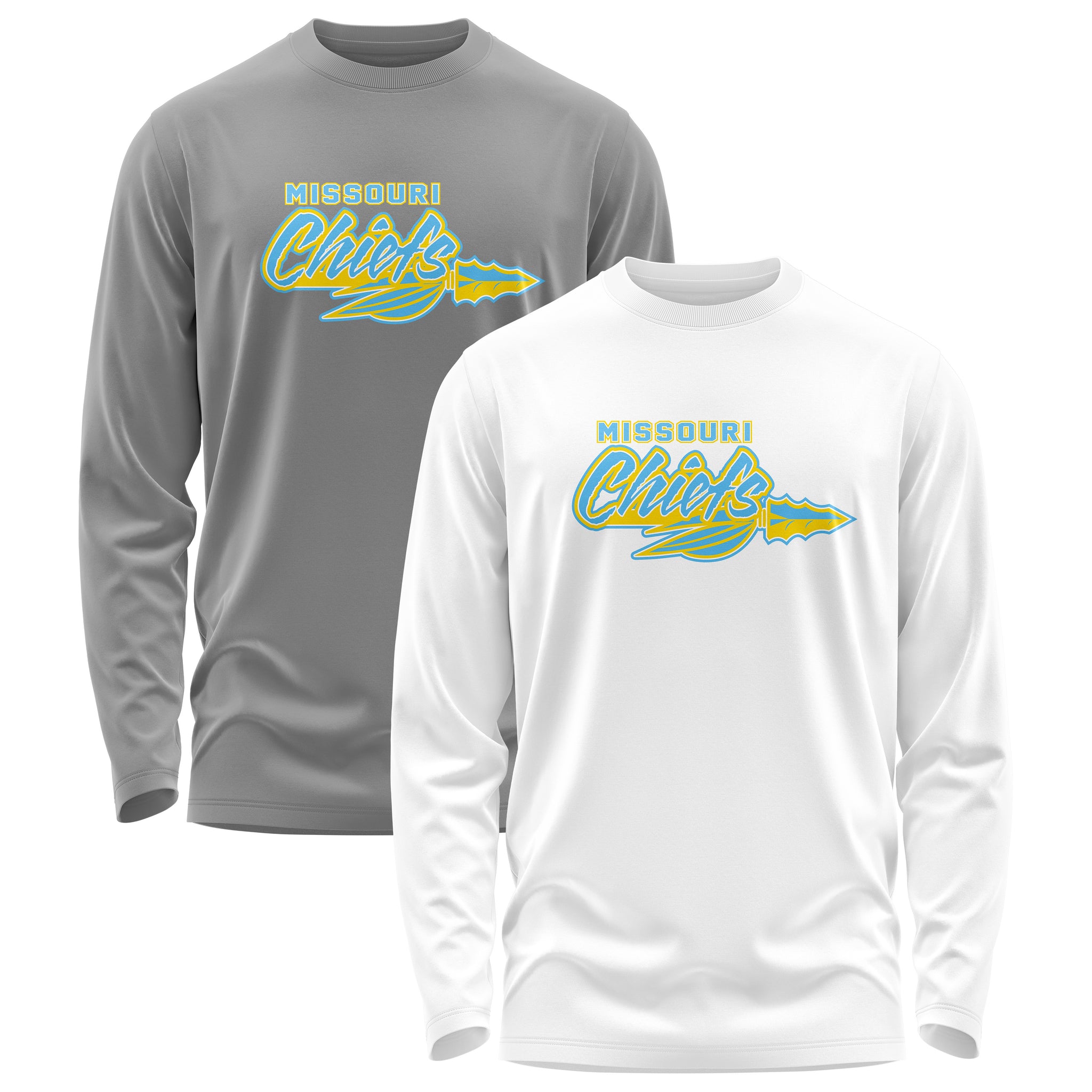 MISSOURI CHIEFS 50/50 BLEND LONG SLEEVE