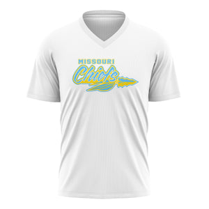 MISSOURI CHIEFS WOMENS V-NECK FULL SUB SHORT SLEEVE