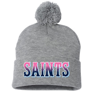 Mission Saints Baseball Sportsman 12" Pom-Pom Cuffed Beanie