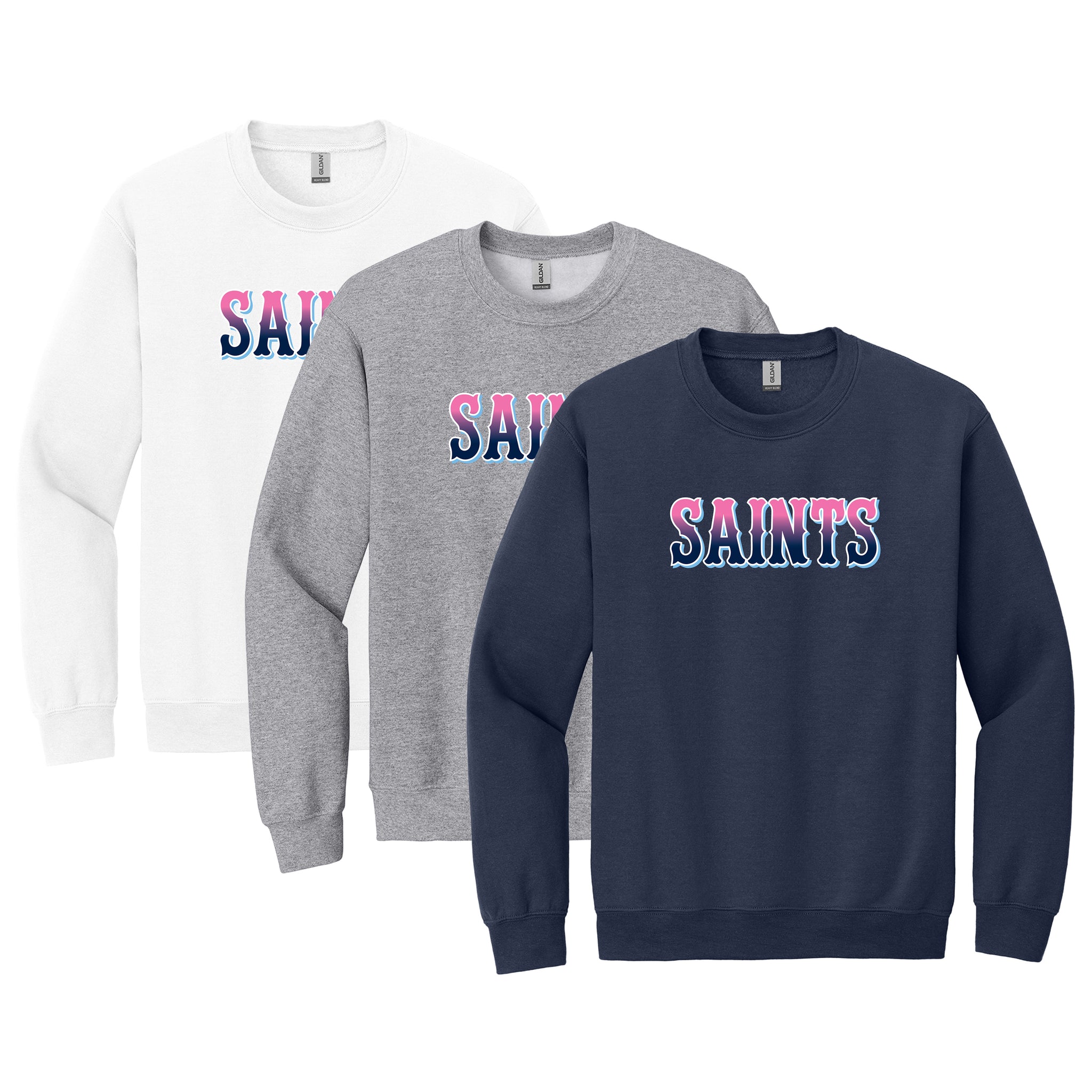 Mission Saints Baseball Gildan® Heavy Blend™ Crewneck Sweatshirt