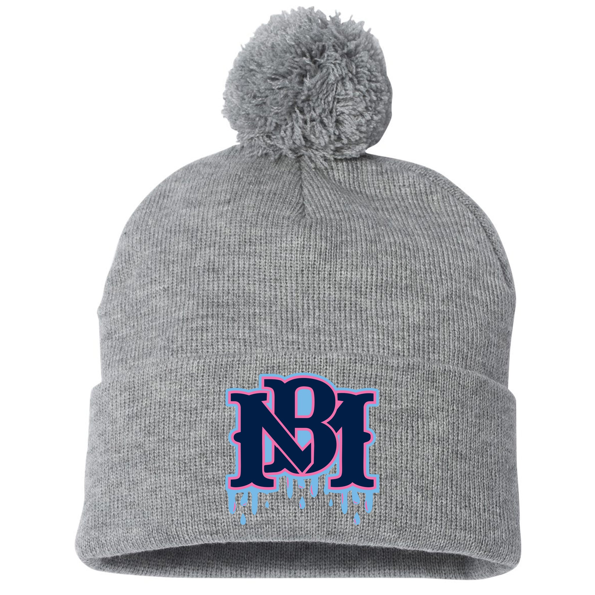 Mission Saints Baseball Sportsman 12" Pom-Pom Cuffed Beanie