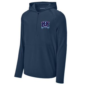 Mission Saints Baseball Sport-Tek® Sport-Wick® Stretch 1/2-Zip Hoodie