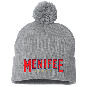 Menifee Select Fastpitch Sportsman 12" Pom-Pom Cuffed Beanie
