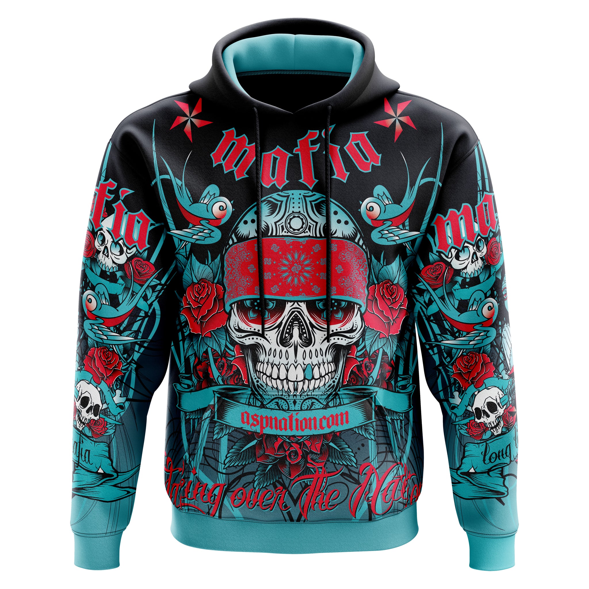 ASP Mafia Full Sublimation Fleece Hoodie