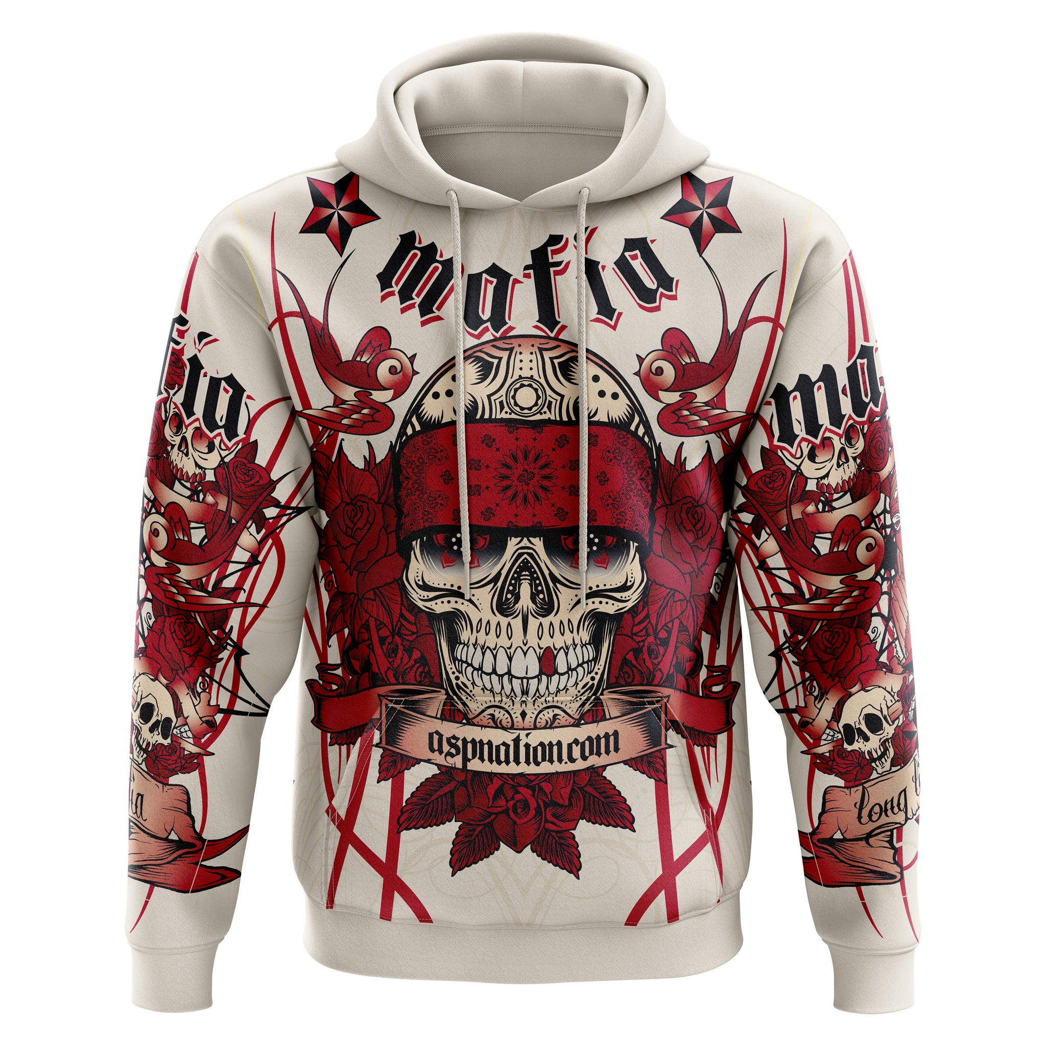 ASP Mafia Full Sublimation Fleece Hoodie