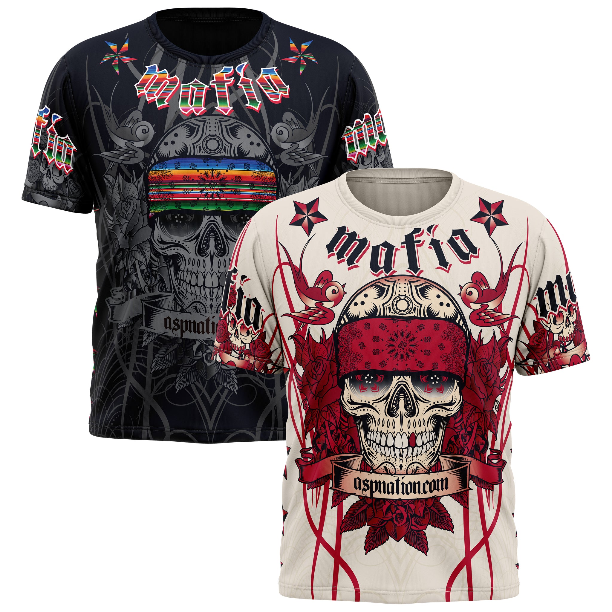 ASP Mafia 13 Mens/Boys Full Sublimation Short Sleeve