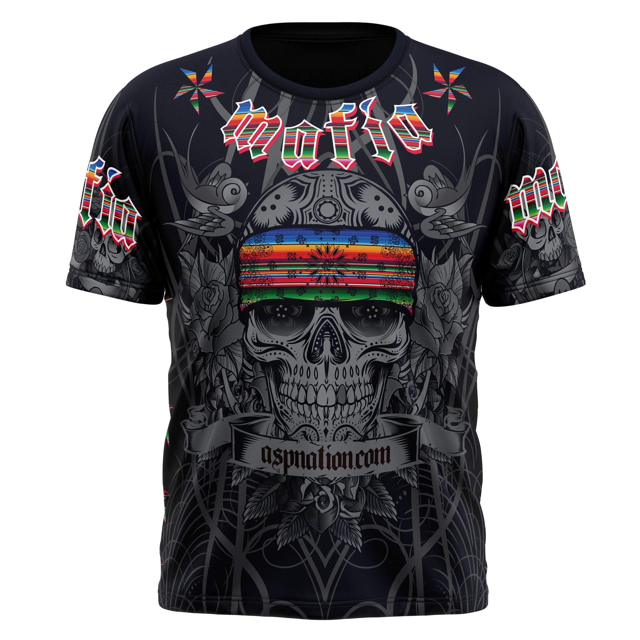 ASP Mafia 13 Mens/Boys Full Sublimation Short Sleeve