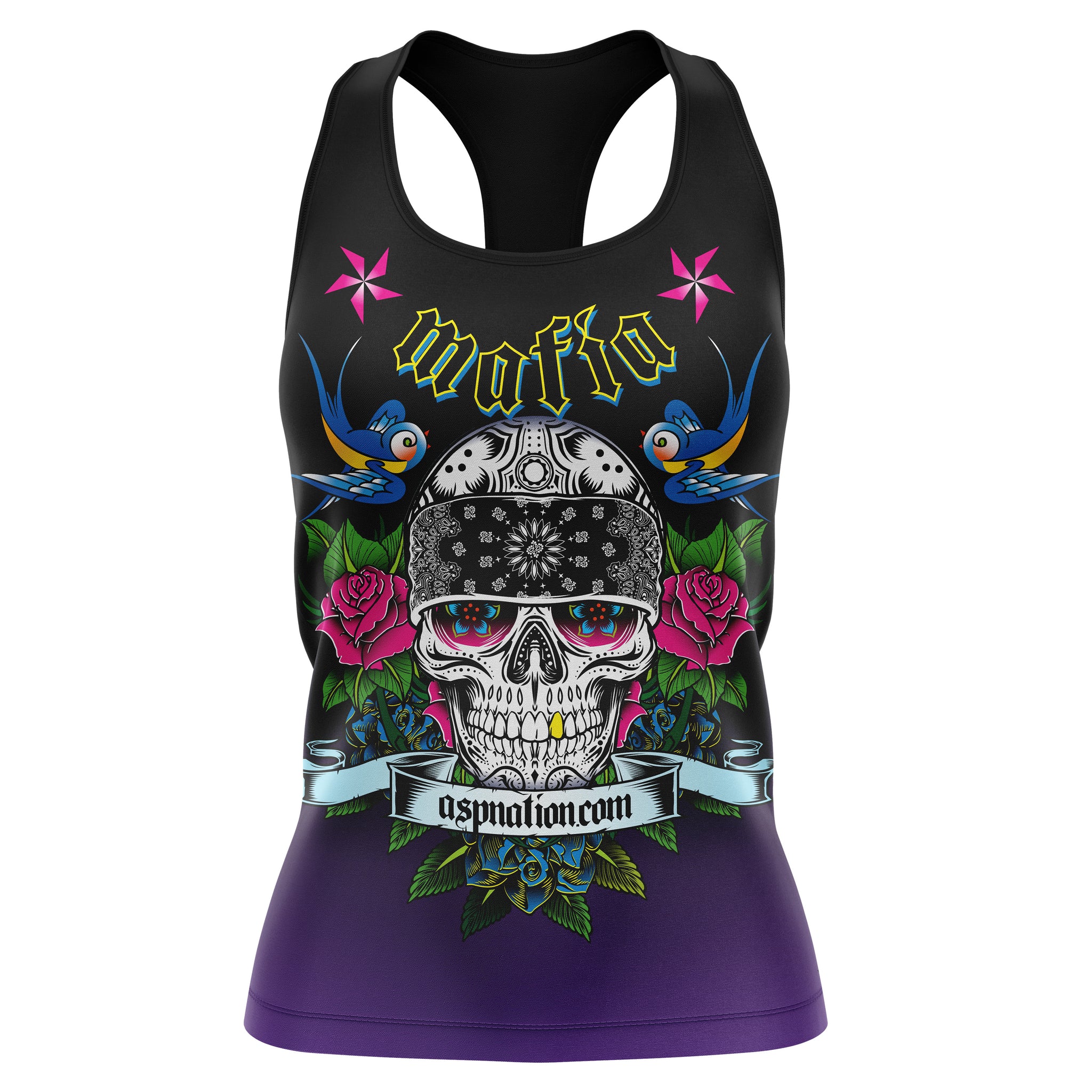 ASP Mafia 14 Womens/Girls Full Sublimation Tank