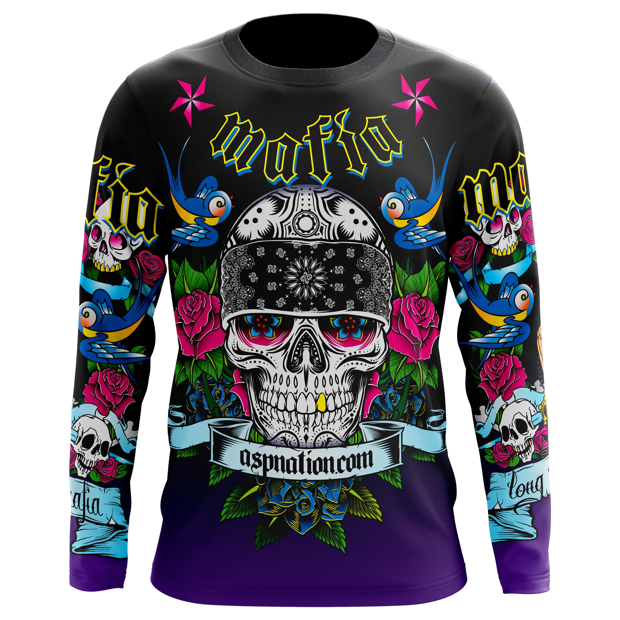 ASP Mafia 14 Mens/Boys Full Sublimation Long Sleeve