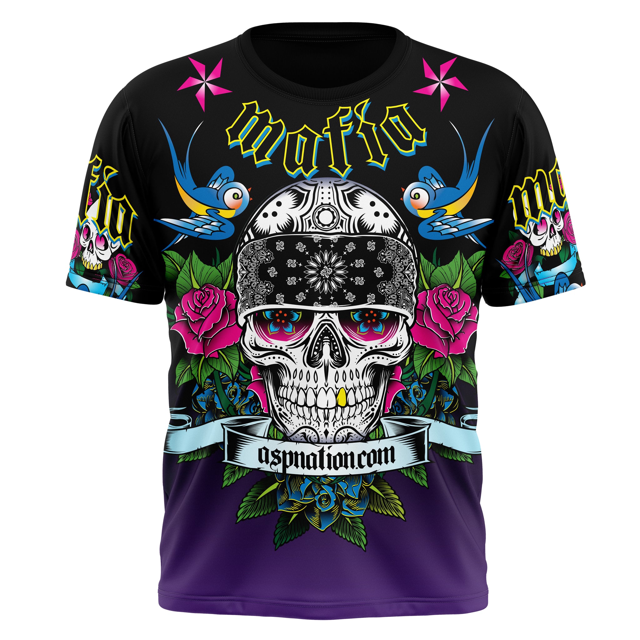 ASP Mafia 14 Mens/Boys Full Sublimation Short Sleeve