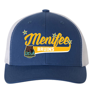 Menifee Bruins Fastpitch YP Classics Retro Trucker Snapback Hat