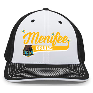 Menifee Bruins Fastpitch 404M Pacific Headwear Trucker Pacflex Cap