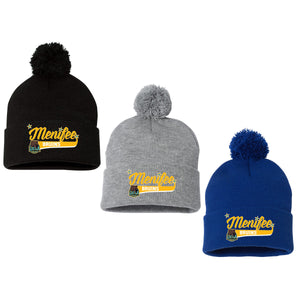 Menifee Bruins Fastpitch Sportsman 12" Pom-Pom Cuffed Beanie