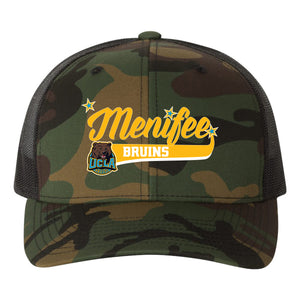 Menifee Bruins Fastpitch YP Classics Retro Trucker Snapback Hat