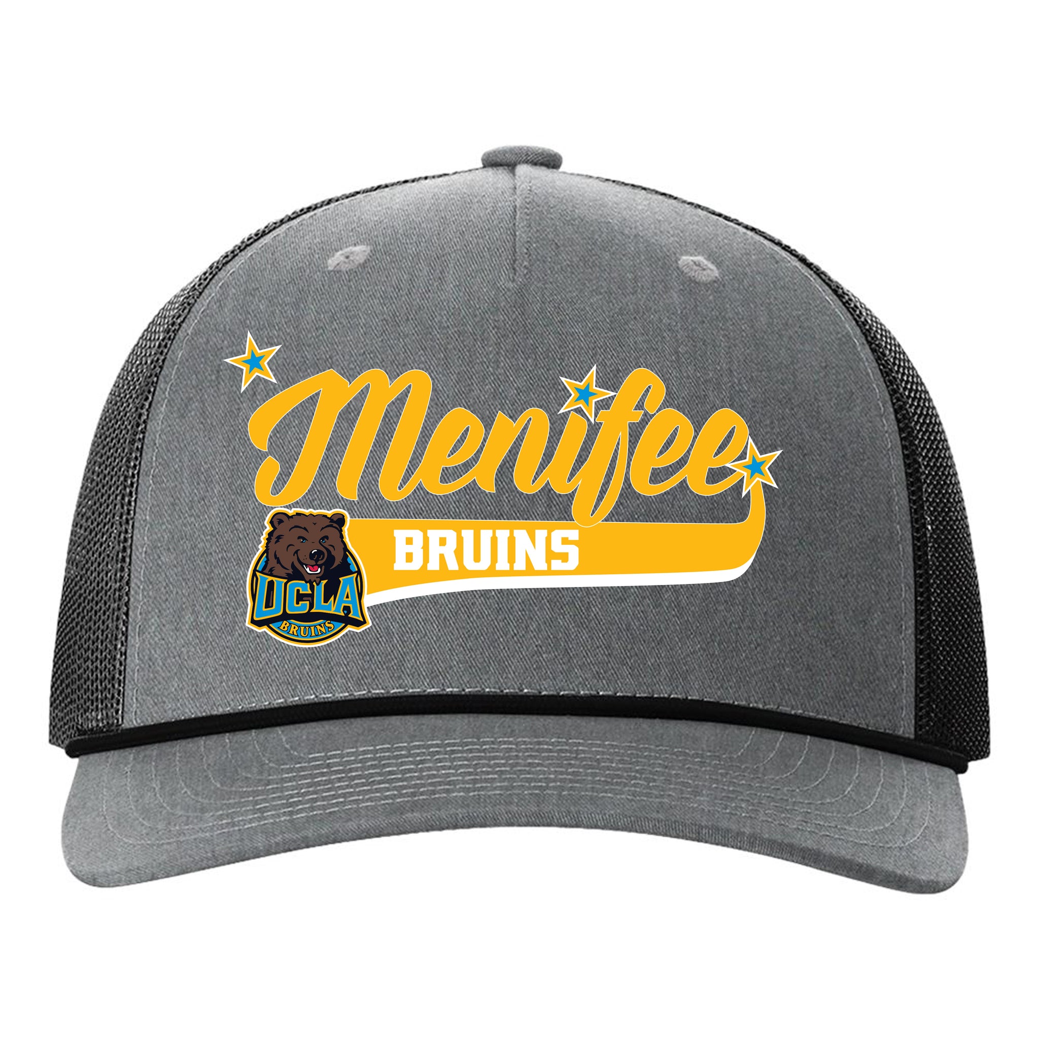 Menifee Bruins Fastpitch Richardson 112FPR Five Panel Trucker with Rope Snapback