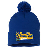 Menifee Bruins Fastpitch Sportsman 12" Pom-Pom Cuffed Beanie