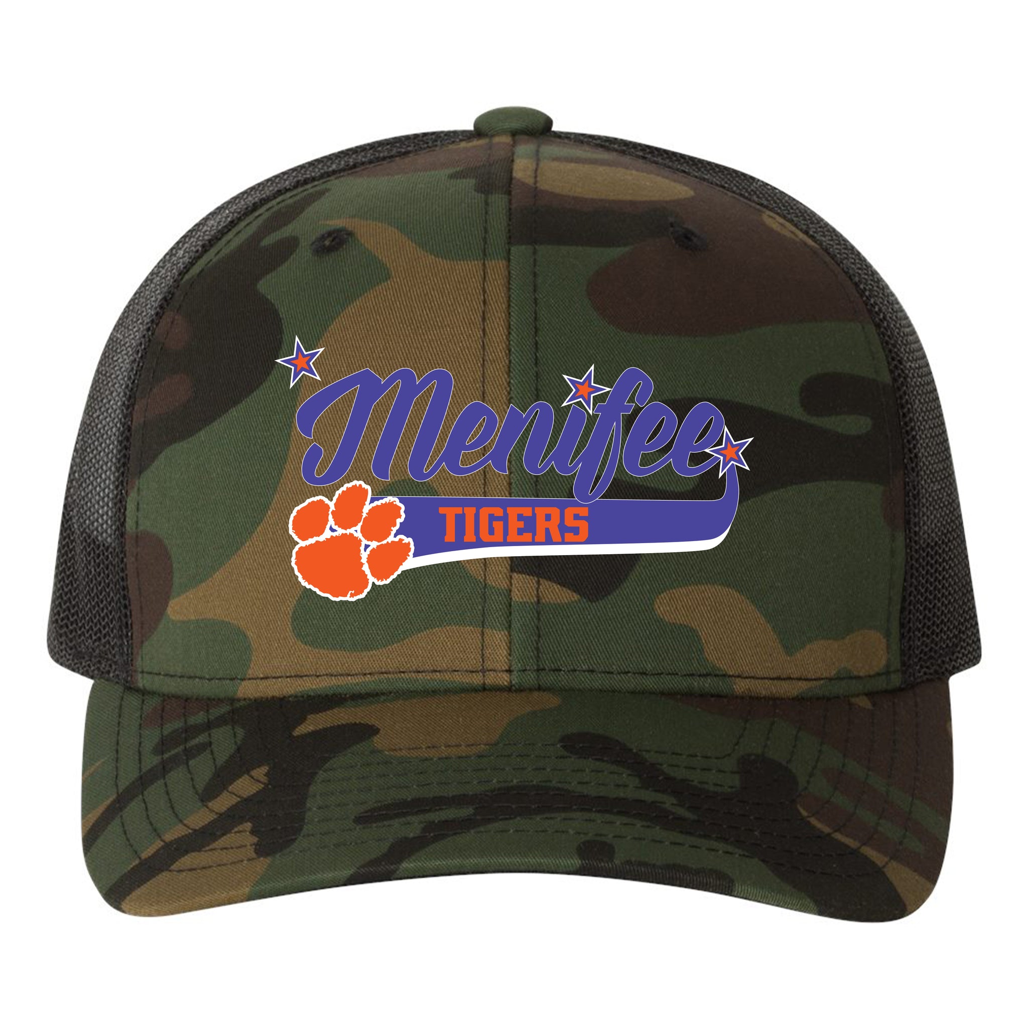 Menifee Tiger Fastpitch YP Classics Retro Trucker Snapback Hat